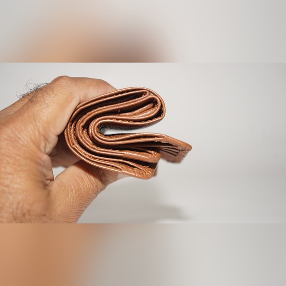 Genuine cow milled Brown  men wallet - Picture 5 of 11